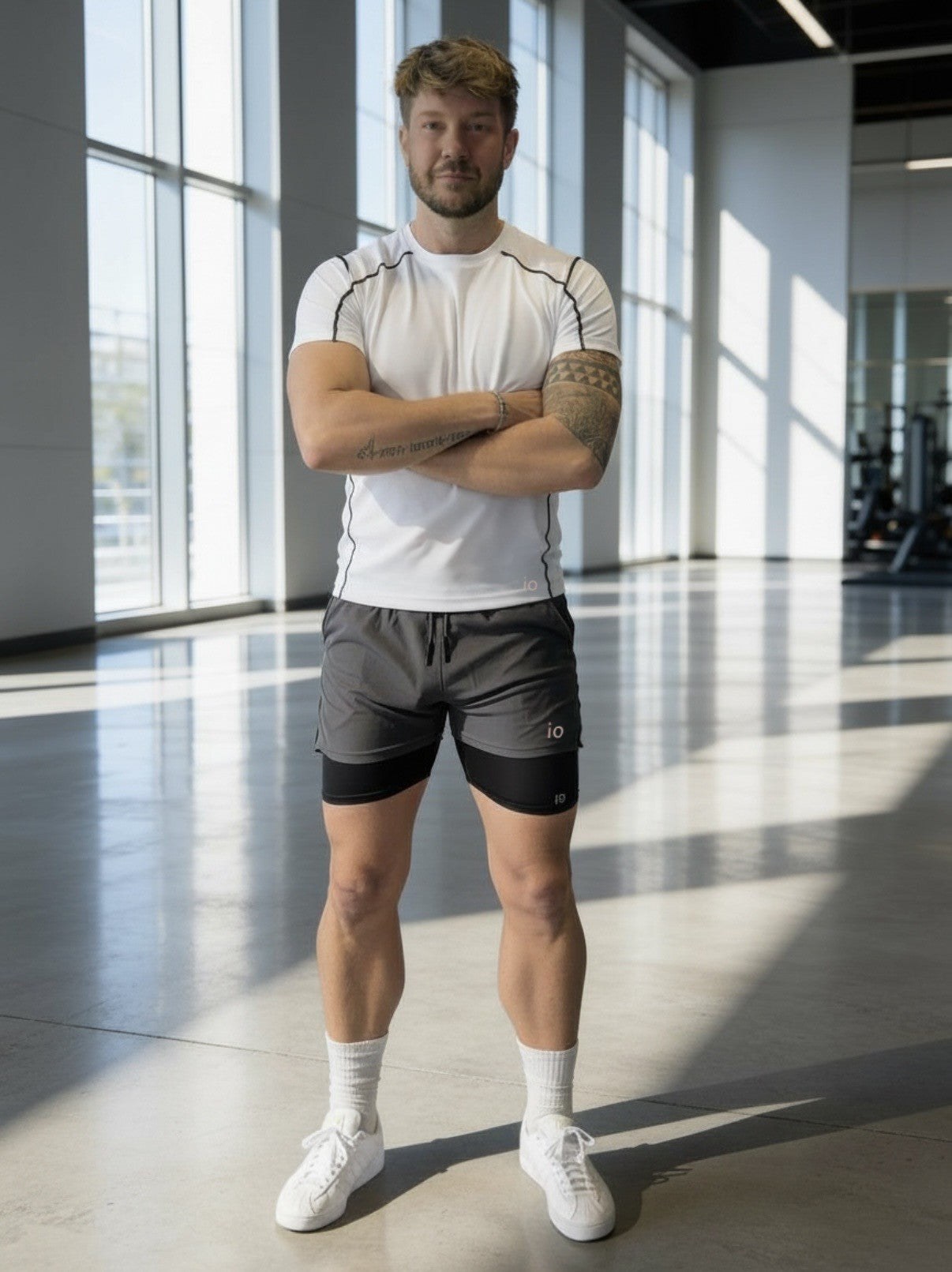 Camisetas de compresión para hombre (cosidas)